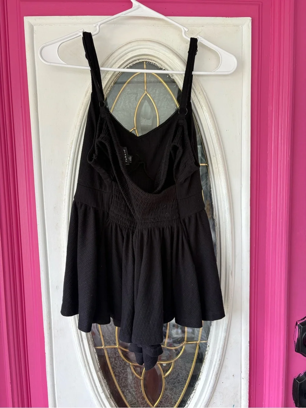 torrid Black Peplum Tank Top